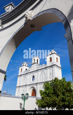 Notre Dame de l'Assomption Église à Ahuachapan. Ahuachapan, Ahuachapan , El Salvador. Banque D'Images