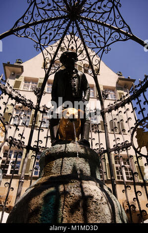 Hans-im-Glück-Brunnen, Stuttgart, Deutschland, Europa, Bade-Wurtemberg Banque D'Images