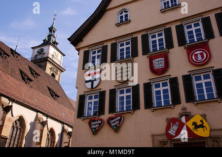 Rathaus Bad Cannstadt, Bade-Wurtemberg, Allemagne Banque D'Images