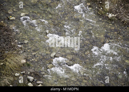 River in motion dans parc naturel, paysage et environnement Banque D'Images