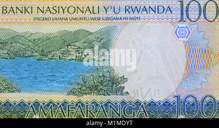 Rwanda 100 Cent francs Bank Notes Banque D'Images