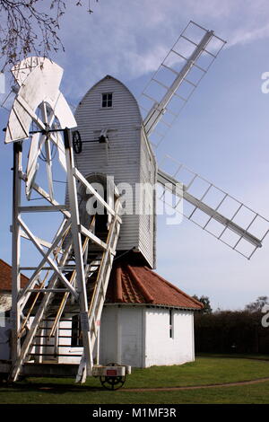 Moulin, Thorpness, Aldeburgh, Suffolk, Angleterre, Malcolm Buckland Banque D'Images