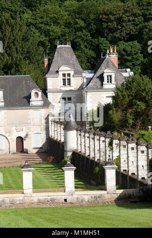 Chartreuse du Liget - Cartusian monastère fondé par le roi Henri II Plantagenêt Vallée de la Loire, France Banque D'Images