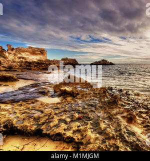 Littoral des Rocheuses, point Peron, Perth, Australie occidentale, Australie Banque D'Images