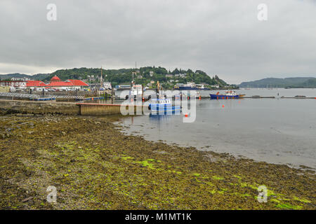 Le port d'Oban Scotland UK Banque D'Images