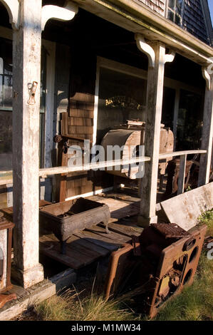 Une boutique d'antiquités dans la région de West Barnstable, Massachusetts, à Cape Cod, USA Banque D'Images