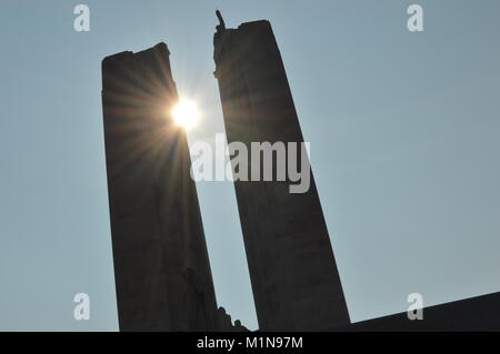 La crête de Vimy Banque D'Images