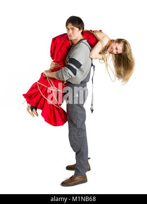 Concept de mesalliance et l'inégalité de match. Banque D'Images