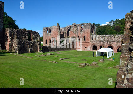 L''Abbaye de Furness, Barrow-in-Furness, Cumbria. 12e siècle monastère ruiné géré par English Heritage. UK Banque D'Images