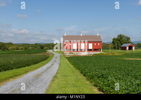 Le Thomas Ferme, Champ de bataille National de Monocacy, Frederick County, Maryland, United States. Banque D'Images