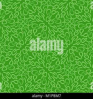 Motif transparente faite de petites feuilles Illustration de Vecteur