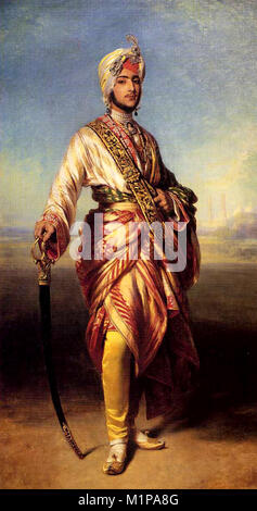Duleep Singh (1838-1893) en 1854, portrait par Franz Xaver Winterhalter Banque D'Images