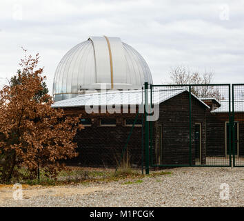 Barberino Val d'Elsa, Toscane, Italie - le 17 janvier 2018 : observatoire astronomique de Chianti. Il il a été inauguré en 2010 par Margher Banque D'Images