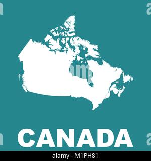 La carte du Canada. Télévision vector Illustration de Vecteur