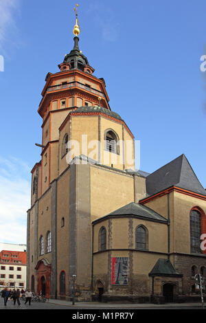 Nikolai Church, Leipzig, Saxe, Allemagne, Nikolaikirche, Sachsen, Allemagne Banque D'Images
