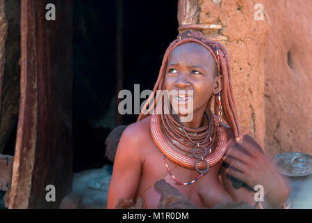 Les Himba, les femmes, la Namibie, Himba, Frauen Banque D'Images