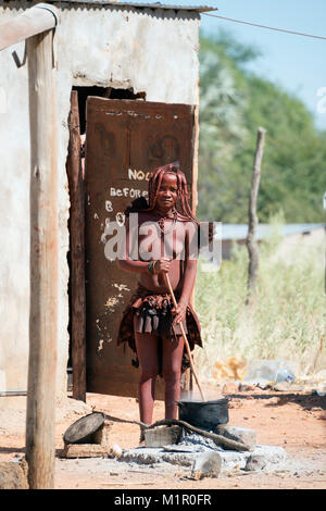 Les Himba, les femmes, la Namibie, Himba, Frauen Banque D'Images