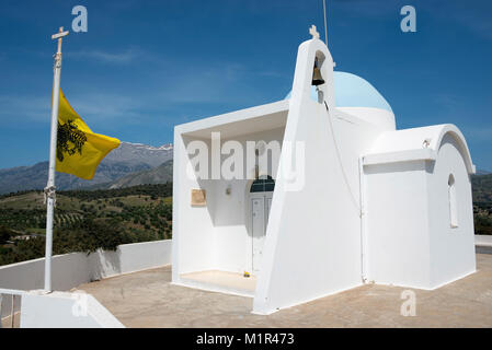 Église de Profitis Ilias au nord du prophète Élie Mantres, Crète, Grèce, église de Profitis Ilias nördlich von Mantres, Kreta, Griechenland Prophète Banque D'Images