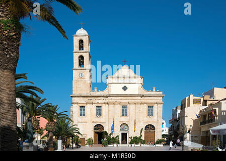 Cathédrale des trois martyrs, Chania, Crète, Grèce Ekklisia tis Trimartyris, Cathédrale des trois martyrs, Kathedrale der drei Maertirer, Kreta, Griechen Banque D'Images