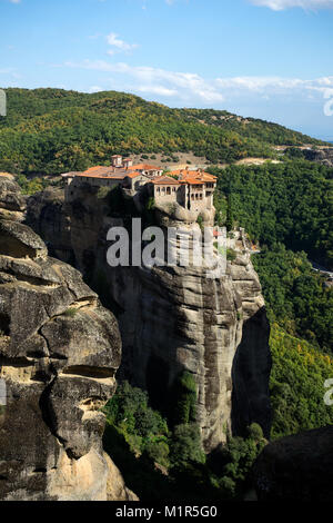 Meteora, Thessalie, Grèce: Monastère de Varlaam Banque D'Images