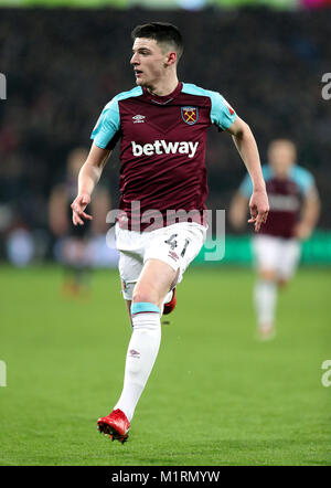 Declan Rice, West Ham United Banque D'Images