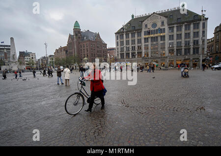 Madame Tussaud, Dam Square, Amsterdam, Hollande, Pays-Bas Banque D'Images