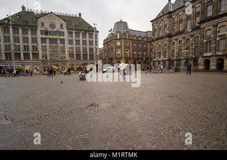 Madame Tussaud, Dam Square, Amsterdam, Hollande, Pays-Bas Banque D'Images