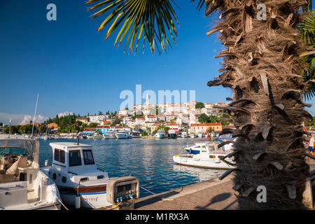 Dans la vieille ville de Vrsar Istrie, Croatie Banque D'Images
