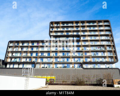 Les appartements modernes du centre de Woolwich Woolwich - construction dans le sud-est de Londres, Angleterre Banque D'Images