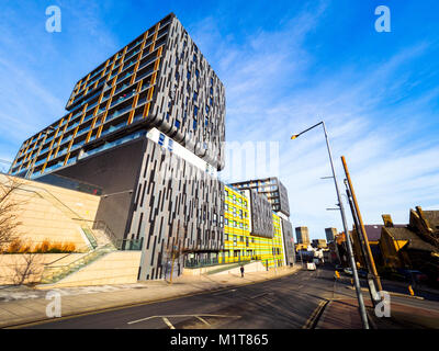 Les appartements modernes du centre de Woolwich Woolwich - construction dans le sud-est de Londres, Angleterre Banque D'Images