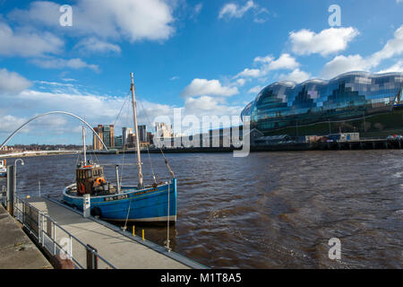 Newcastle Quayside, Newcastle upon Tyne, Royaume-Uni Banque D'Images