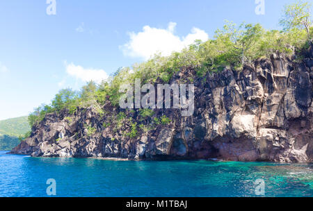 Anse Mitan - Fort-de-France - Martinique - île tropicale de la mer des Caraïbes. Banque D'Images