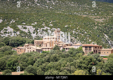 Village de Rodellar en Sierra de Guara, Aragon, Espagne Banque D'Images