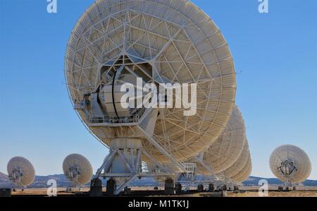 Karl Jansky Very Large Array-une collection de 27 observatoires radioastronomiques au Nouveau Mexique, États-Unis. Le site du film Contact avec Jodie Foster Banque D'Images