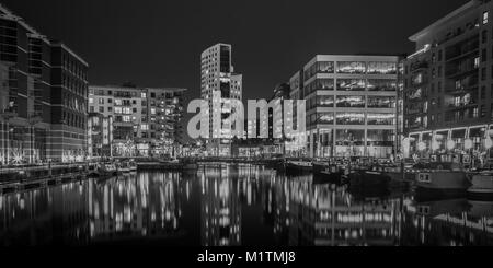 Clarence Dock / Dock de Leeds, Leeds, West Yorkshire, Royaume-Uni Banque D'Images