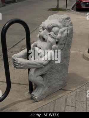 Sculptures de granit dans Barre VT Banque D'Images