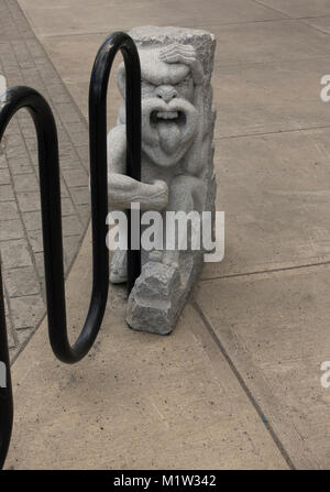 Sculptures de granit dans Barre VT Banque D'Images