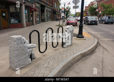 Sculptures de granit dans Barre VT Banque D'Images