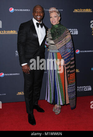 Universal City, CA, USA. 2e Février, 2018. 02 février 2018 - Universal City, Californie - Terry Crews. 26e assemblée annuelle tenue à Awawrds cinéma Universal Hilton. Crédit photo : Birdie Thompson/AdMedia Crédit : Birdie Thompson/AdMedia/ZUMA/Alamy Fil Live News Banque D'Images