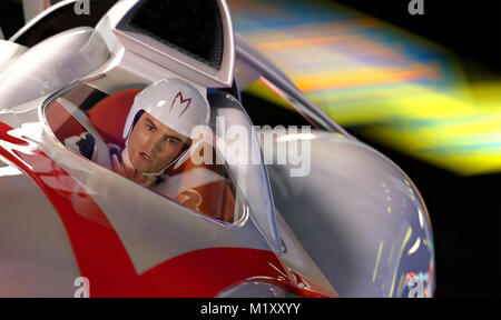 SPEED RACER 2008 Warner Bros film avec Emile Hirsch Banque D'Images