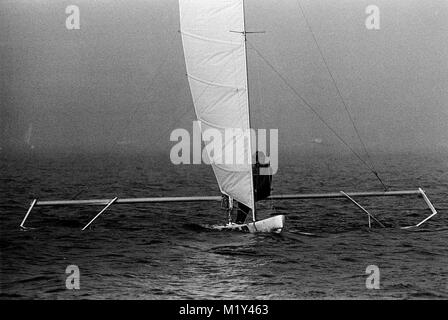 AJAXNETPHOTO.OCT,1978. PORTLAND, en Angleterre. - Vitesse - SEMAINE DE WEYMOUTH JUSQU'À PARTIR DE L'ESPACE AÉRIEN (SIMON SANDERSON) sur le port de Portland. PHOTO:JONATHAN EASTLAND/AJAX REF:2781310 20102  Banque D'Images