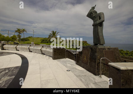 Plaza San Juan Bautista Old San Juan, Puerto Rico Banque D'Images