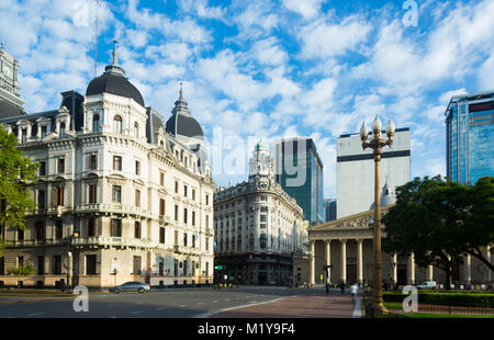 Vue générale sur la cathédrale métropolitaine de Buenos Aires dans la partie centrale de la ville Banque D'Images