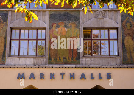 Markthalle, markethall, Stuttgart, Bade-Wurtemberg, Allemagne, Allemagne, Europa Banque D'Images