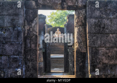 Polonnaruwa, Sri Lanka, Asie, Banque D'Images