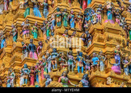 Temple Sri Muthumariamman, Matale, Province du Centre, au Sri Lanka, en Asie Banque D'Images