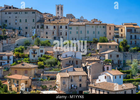 Amelia (Terni, Ombrie, Italie) : vue panoramique sur la ville historique Banque D'Images