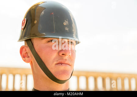 Ankara, Turquie, 04 août 2016 : soldat turc moderne garde d'Ataturk pour Banque D'Images