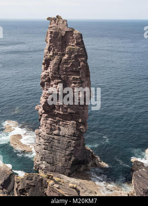 Le vieil homme de la mer près de la pile de Stoer Culkein et dans le district de Sutherland, de l'Écosse. UK. Banque D'Images