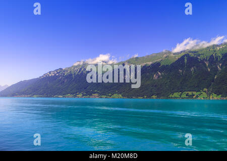 Lac de Brienz dans l'été. Interlaken, Oberland Bernois, Suisse Banque D'Images